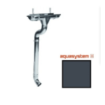 Aquasystem Rooftop Drain PU MATT 150/100 мм RAL 7024 - серый графит