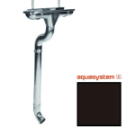 Aquasystem 125/90 мм RAL 9005 - черный темный