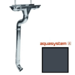 Aquasystem PE-полиэстер 125/90 мм RAL 7024 - серый графит