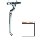 Aquasystem PE-полиэстер 125/90 мм RR 20 - белый