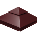 Колпак на столб двойной