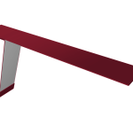 Планка карнизная фальц