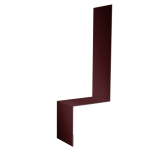 Планка примыкание боковое фальц