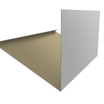 Планка примыкание к трубе фальц