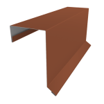 Планка торцевая (фронтонная) фальц кровельная